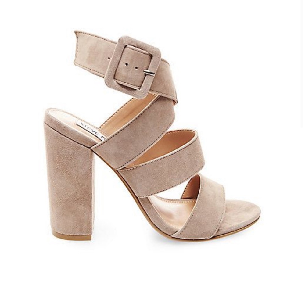Steve Madden DAVISON SANDAL Taupe Suede